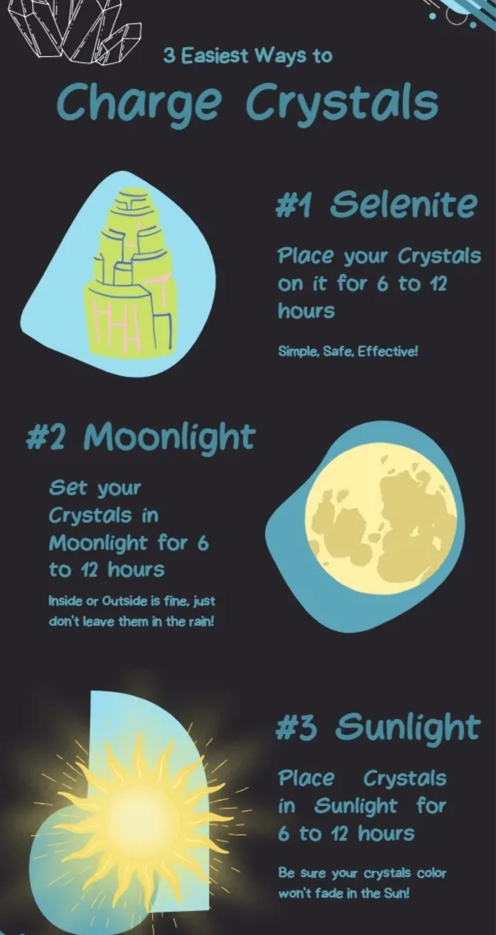 Way to cleanse your crystals