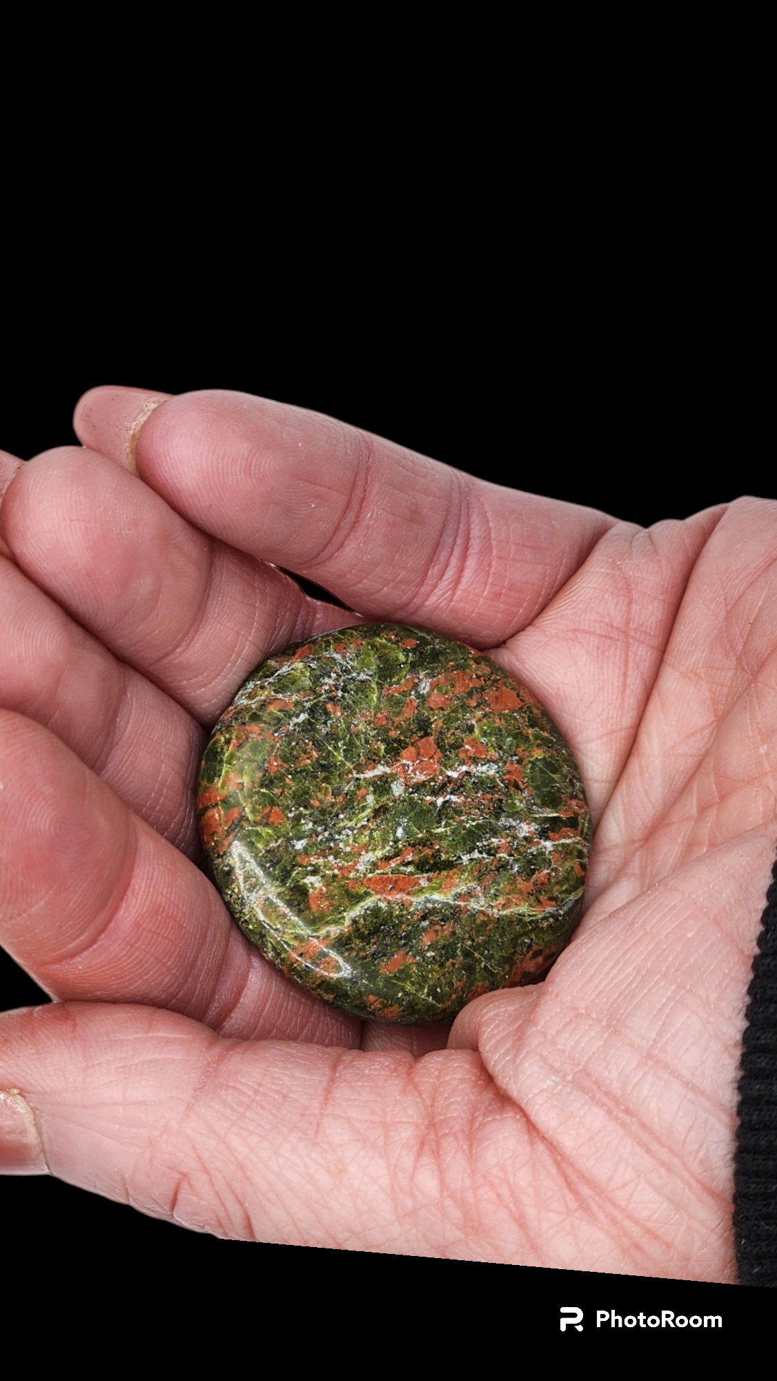 Unakite Polished Pocket Stone / 1.5" Avg Reiki Infused