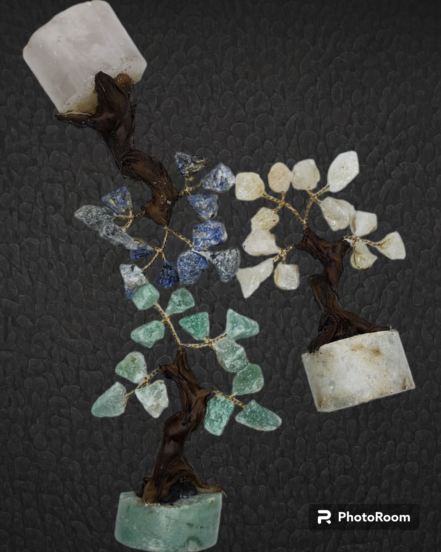 Rough Quartz Crystal Tree w/ Polished Quartz Base | Reiki Charged
