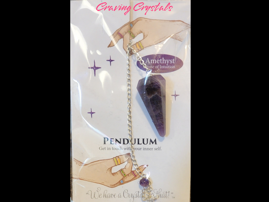 Amethyst Pendulums | Reiki Charged | Divination Tool