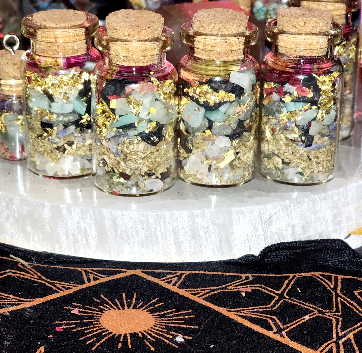 Reiki Infused Handmade Custom SPELL JARS Made To Order - Money Spell Jar, Love Spell Jar, Dry, Spell Bottle, Health Spell Jar, Protection Spell Bottle,Witch Spell Jar, Protection Spell