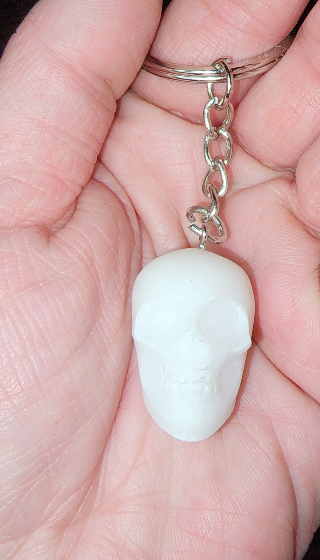 Genuine Crystal Skull Keychains - Reiki Charged