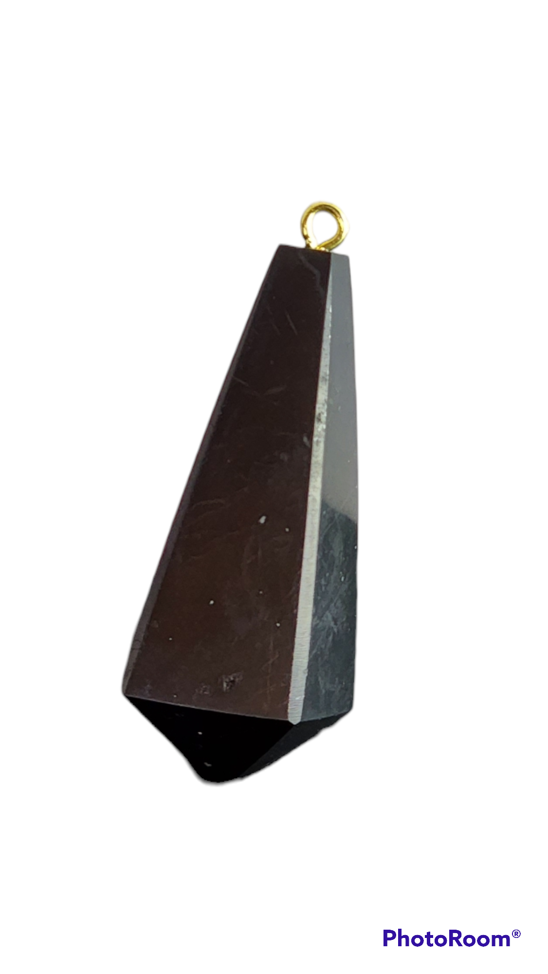 Russian Shungite Crystal Pendulum Pendant - Reiki Infused