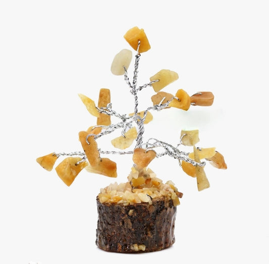 Yellow Quartz Gemstone Tree - Small - Reiki Infused